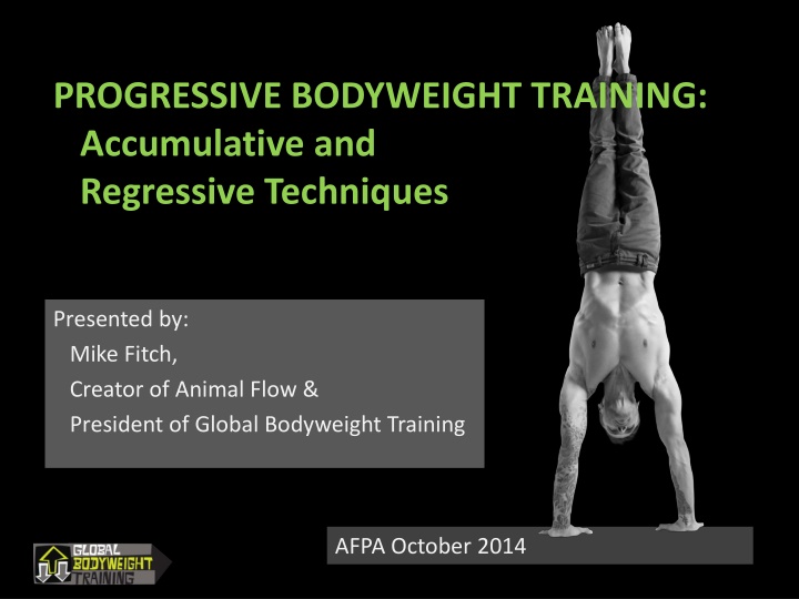 progressive bodyweight training accumulative n.w