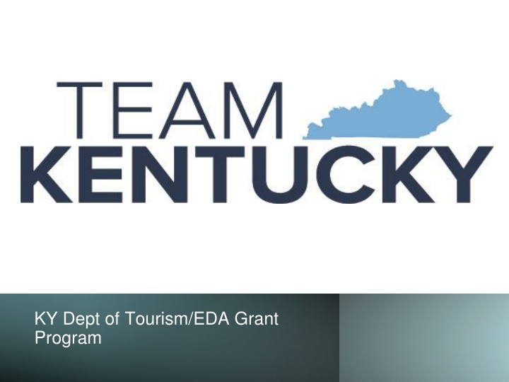 ky dept of tourism eda grant program n.w