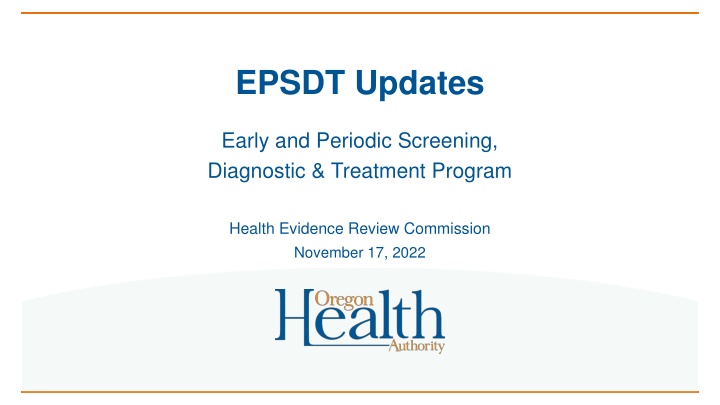 epsdt updates n.w