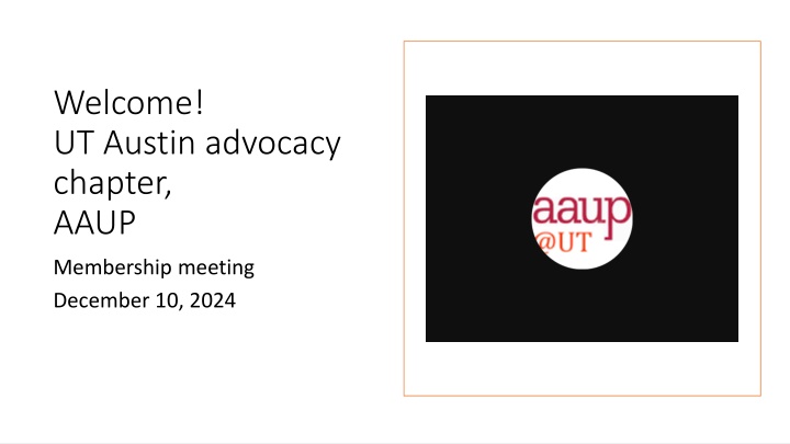 welcome ut austin advocacy chapter aaup n.w