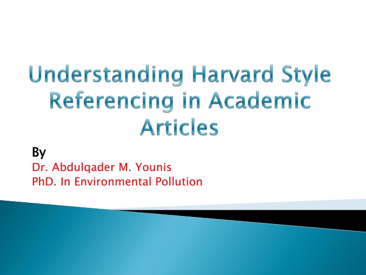 by dr abdulqader m younis phd in environmental n.w