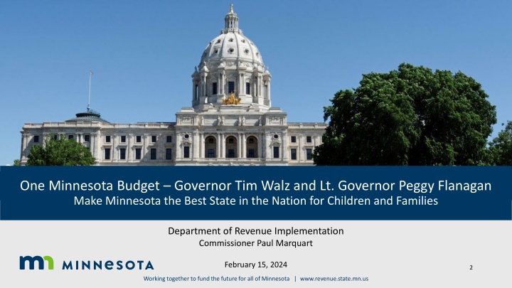 one minnesota budget governor tim walz n.w