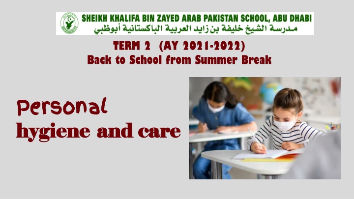 term 2 ay 2021 2022 back to school from summer n.w