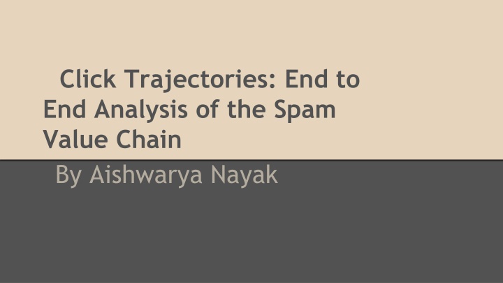 click trajectories end to end analysis n.w