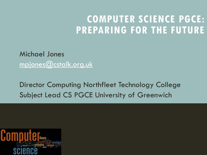computer science pgce preparing for the future n.w