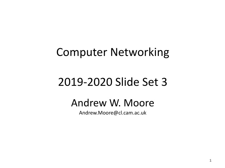 computer networking n.w