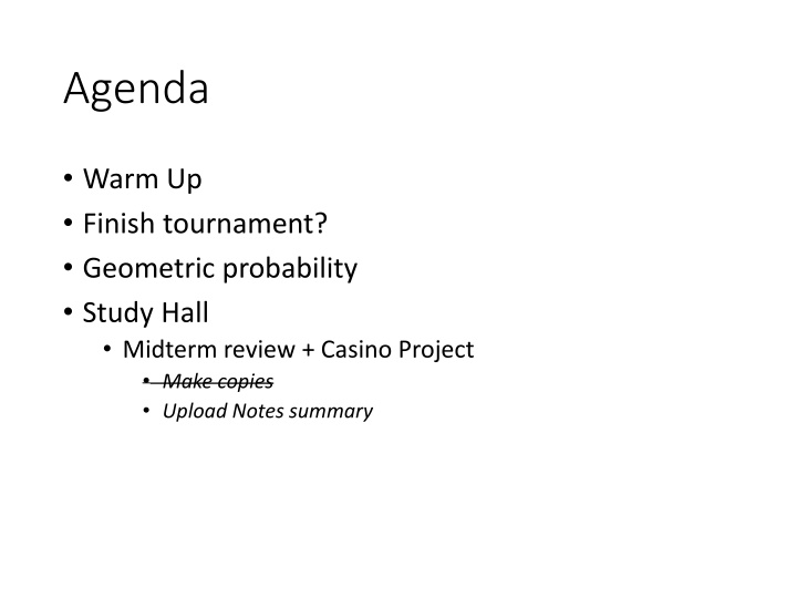 agenda n.w