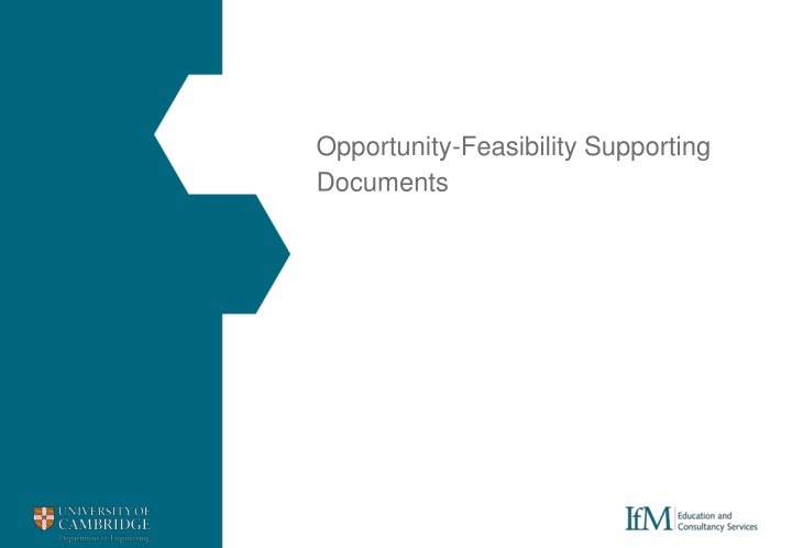 opportunity feasibility supporting documents n.w