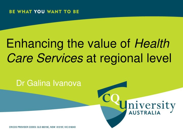 enhancing the value of health care services n.w