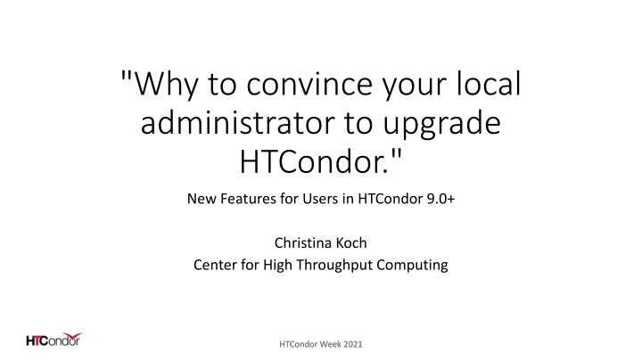 why to convince your local administrator n.w