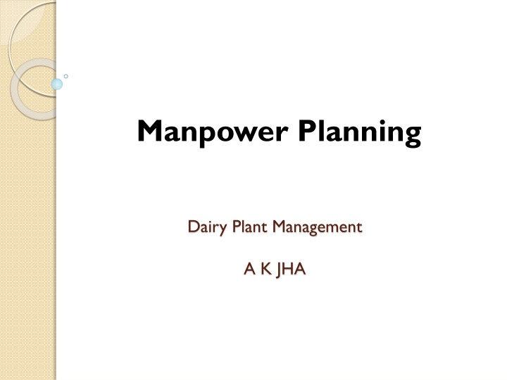 manpower planning n.w