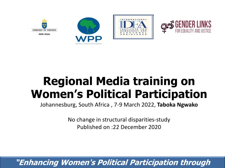 regional media training on women s political n.w