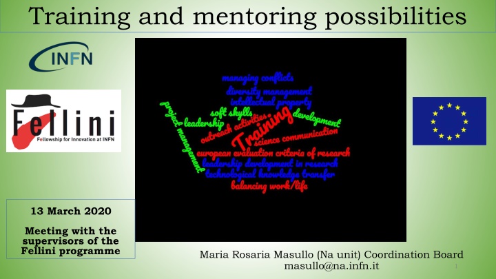 training and mentoring possibilities n.w