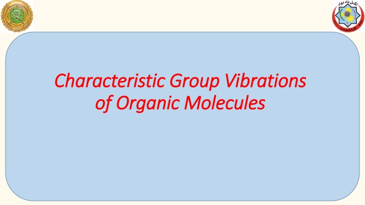 characteristic group vibrations characteristic n.w