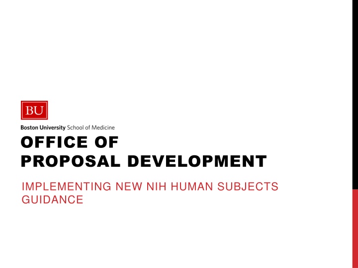 office of proposal development n.w