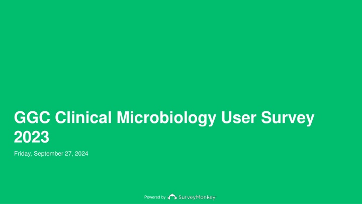 ggc clinical microbiology user survey 2023 n.w
