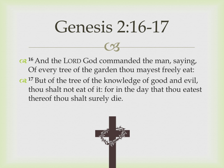 genesis 2 16 17 n.w