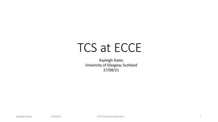 tcs at ecce n.w