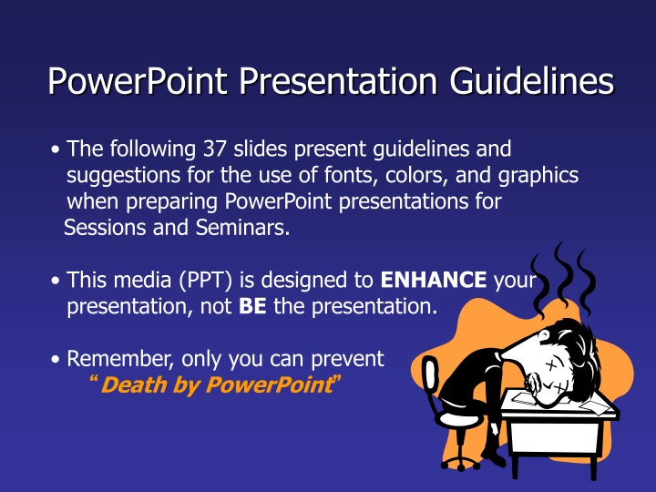 powerpoint presentation guidelines n.w