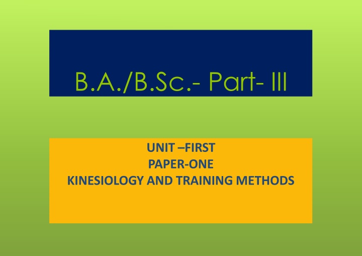 b a b sc part iii n.w