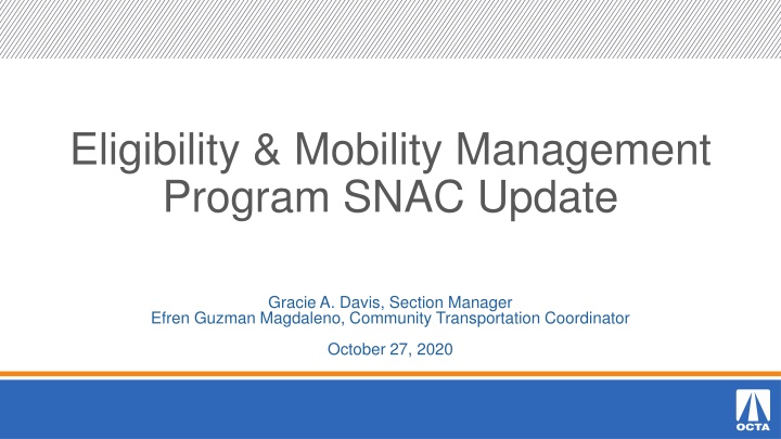 eligibility mobility management program snac n.w