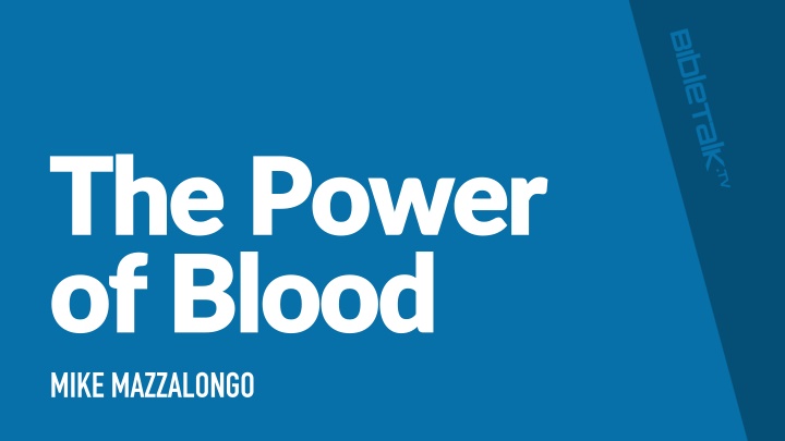 the power the power of blood of blood n.w