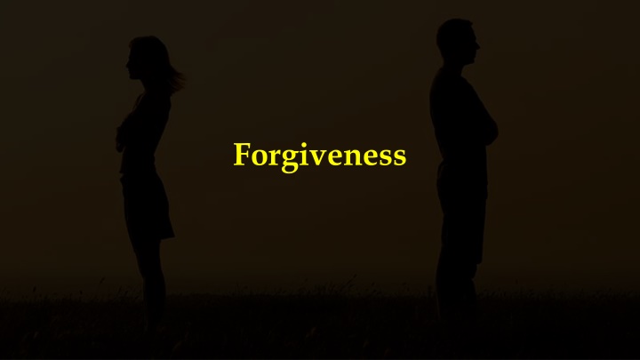 forgiveness n.w