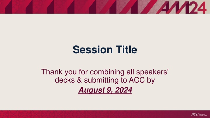 session title n.w