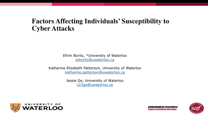 factors affecting individuals susceptibility n.w