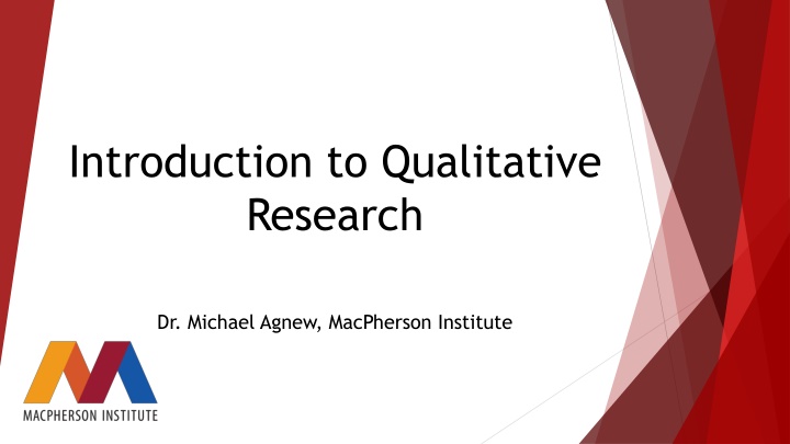 introduction to qualitative research n.w