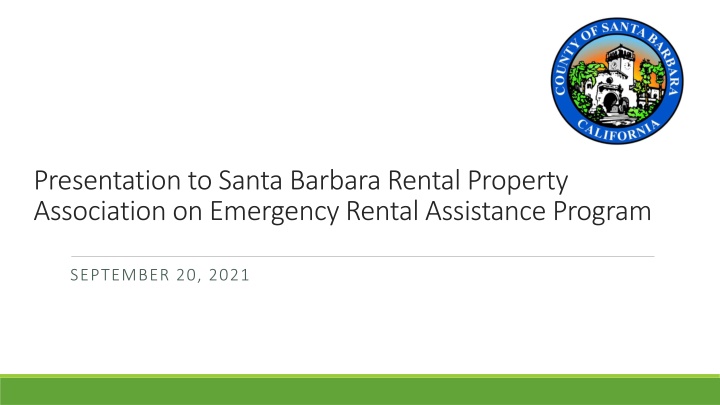 presentation to santa barbara rental property n.w