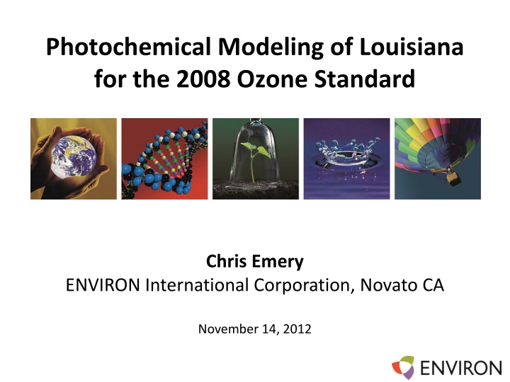 photochemical modeling of louisiana for the 2008 n.w