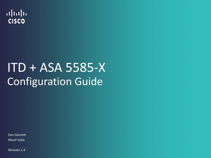 itd asa 5585 x configuration guide n.w