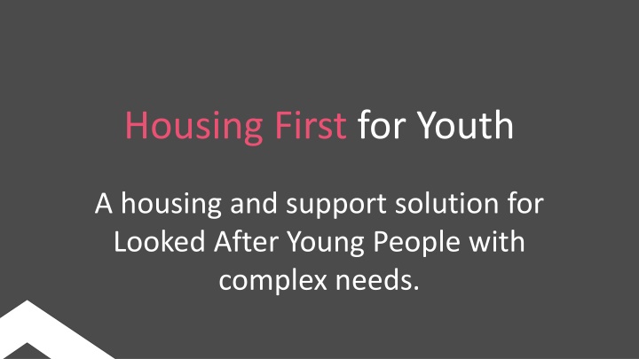 housing first for youth n.w