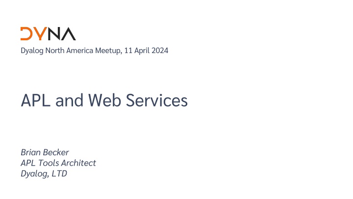 dyalog north america meetup 11 april 2024 n.w