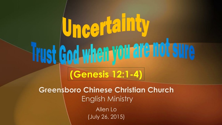uncertainty uncertainty n.w