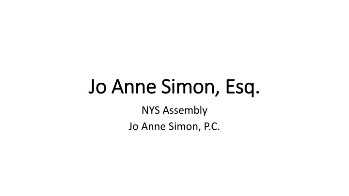 jo anne simon esq jo anne simon esq n.w