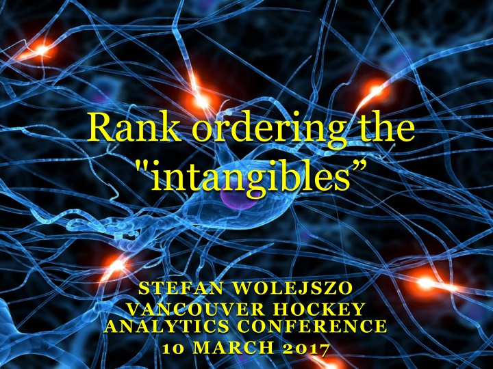 rank ordering the intangibles n.w