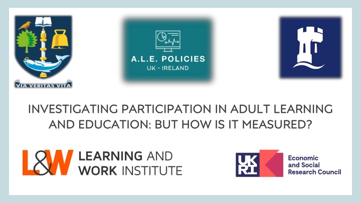 investigating participation in adult learning n.w