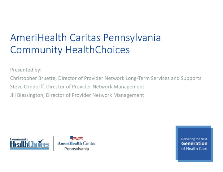 amerihealth caritas pennsylvania community n.w