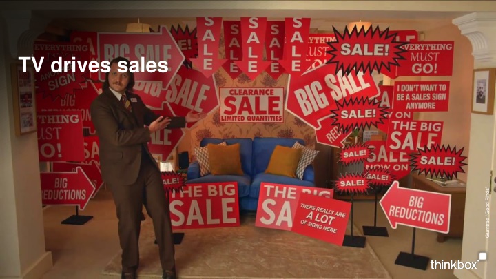 tv drives sales n.w
