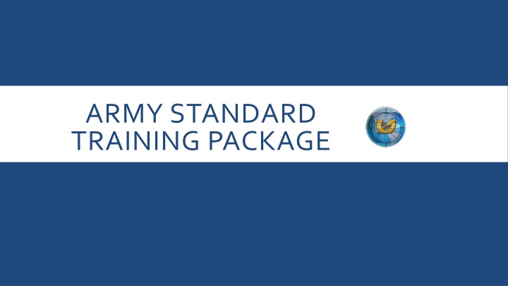army standard training package n.w