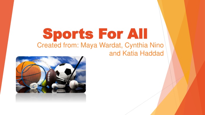 sports for all sports for all created from maya n.w