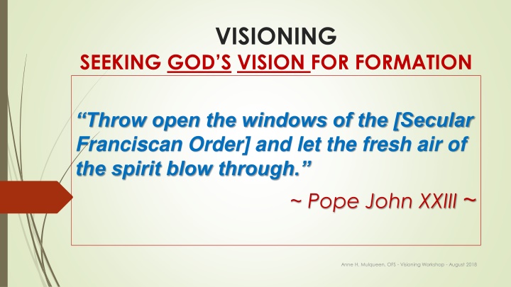 visioning n.w