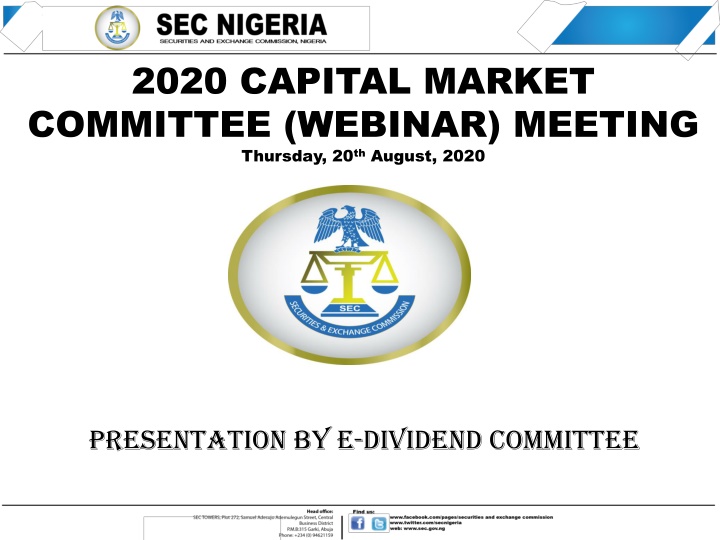 2020 capital market committee webinar meeting n.w
