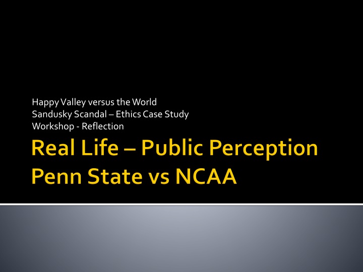 happy valley versus the world sandusky scandal n.w