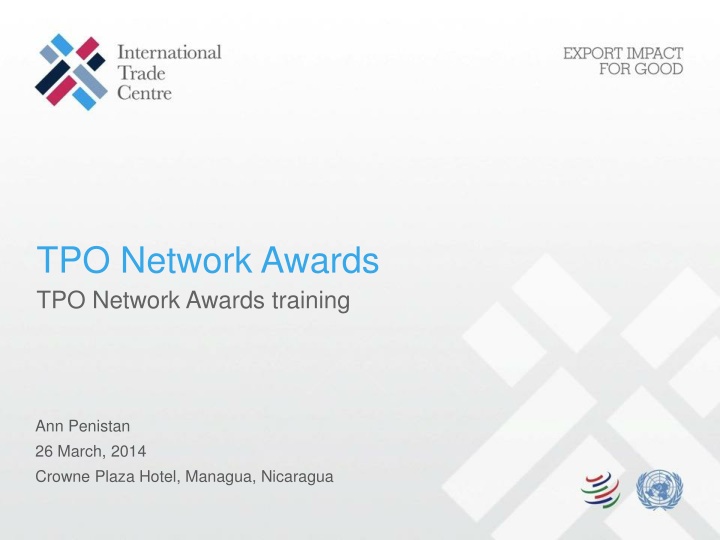 tpo network awards tpo network awards training n.w