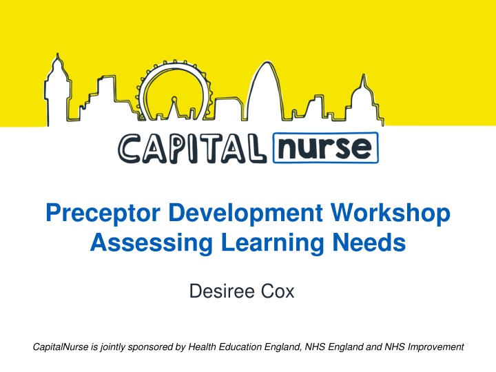 preceptor development workshop assessing learning n.w