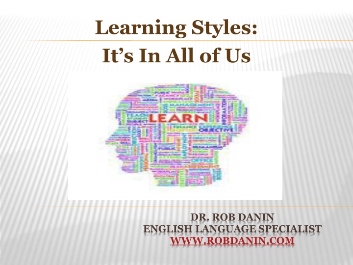 learning styles it s in all of us n.w