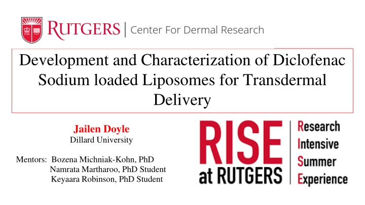 development and characterization of diclofenac n.w